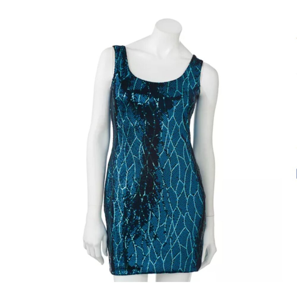 Juniors Lily Rose Sequin Dress